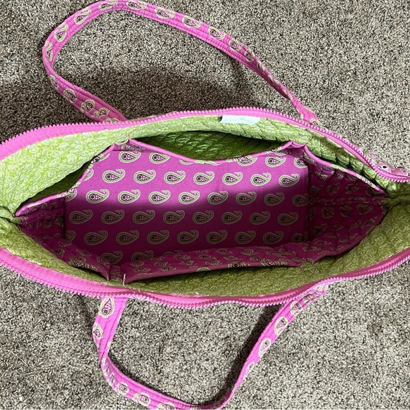 Vera Bradley large tote bag paisley pattern - Picture 5 of 6